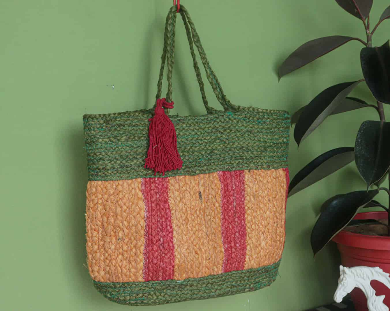 Natural Jute Summer Bag - Image 2