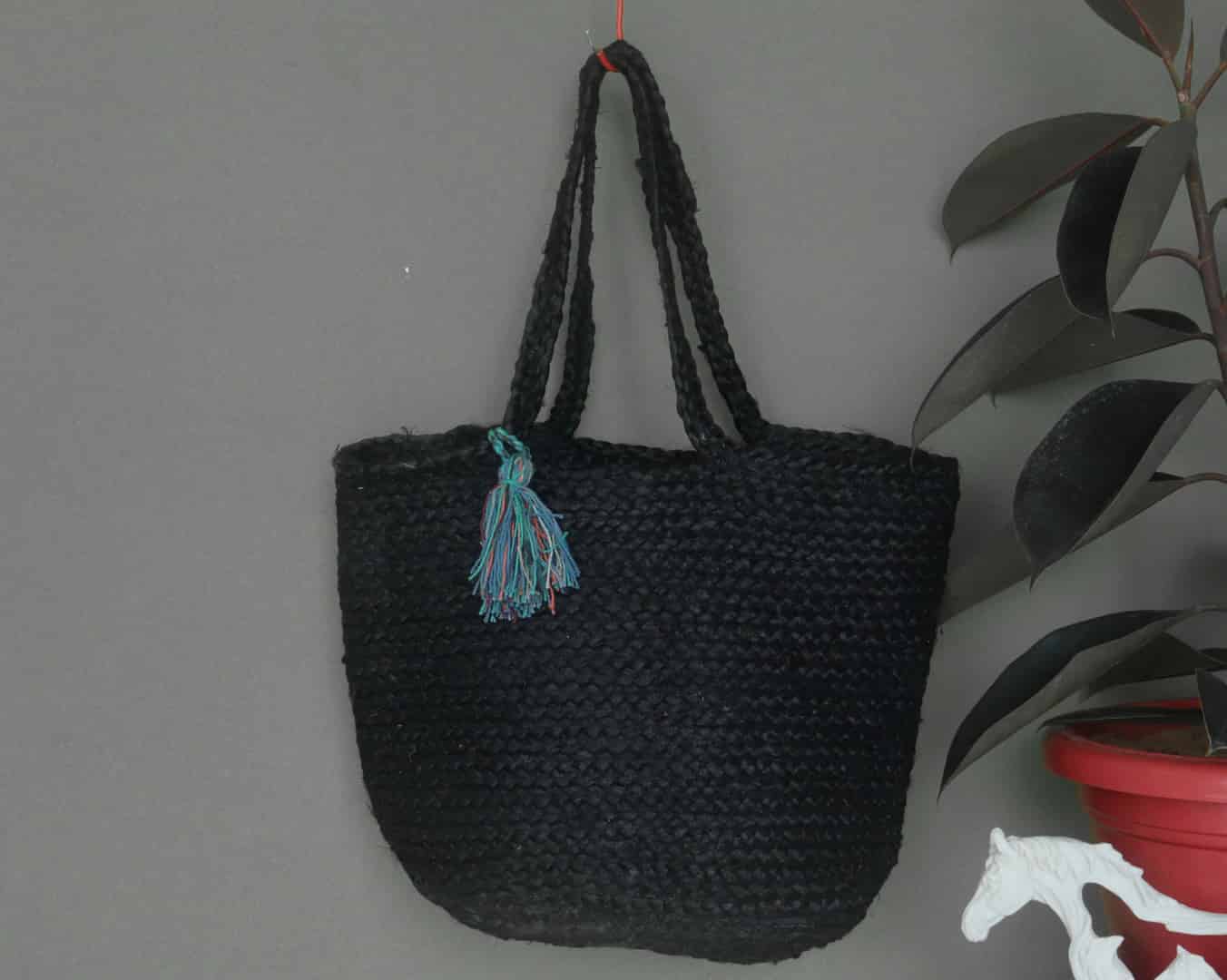 Handmade Natural Jute Bag - Image 1