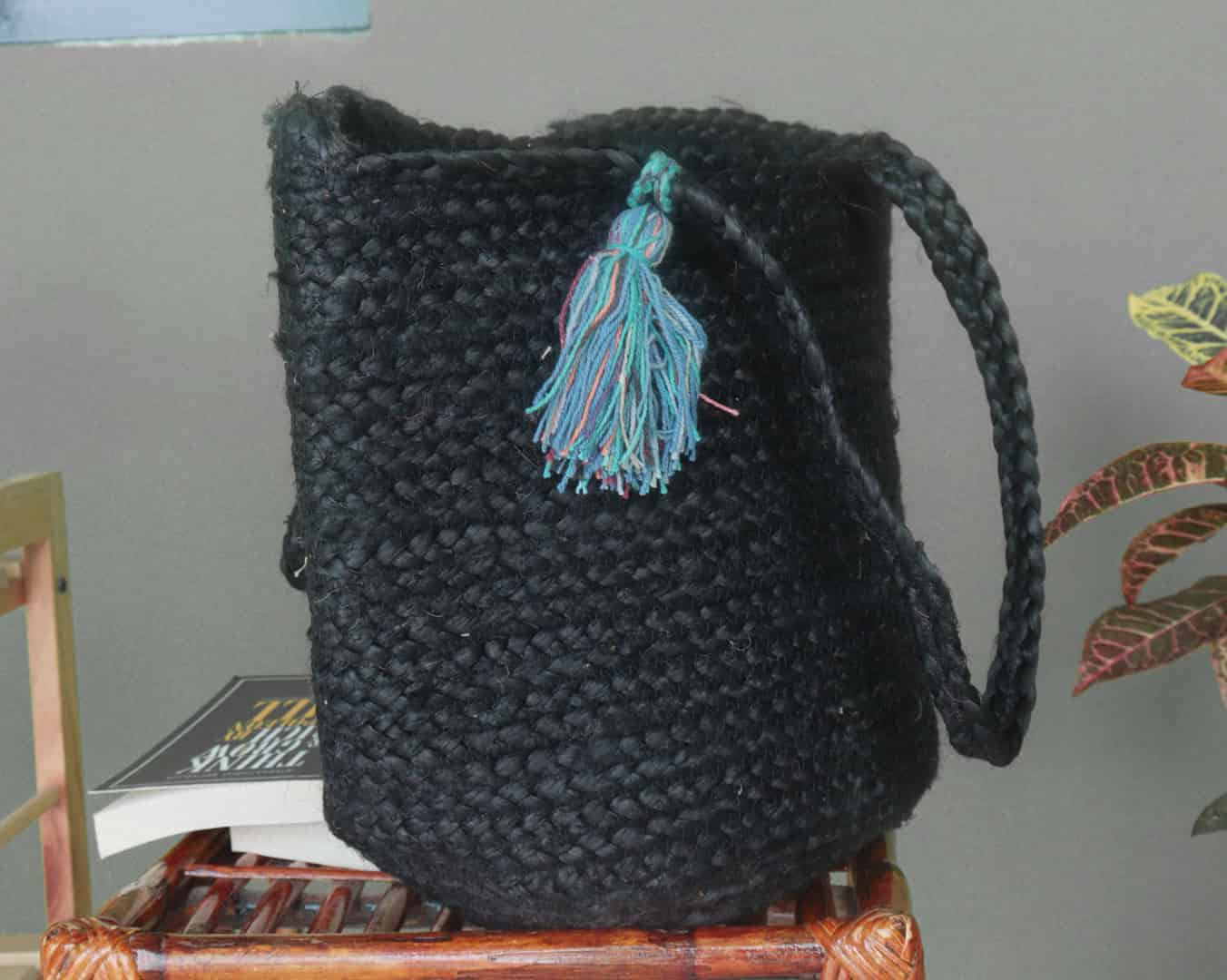Handmade Natural Jute Bag - Image 3
