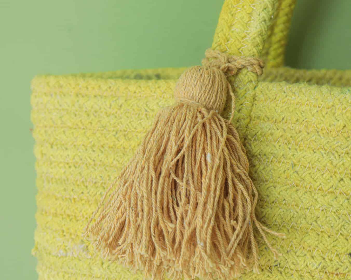 Hand Braided Cotton Bag - Image 3