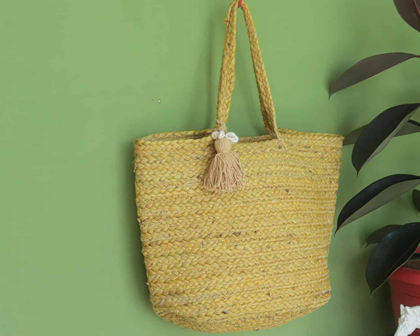 Indian Handmade Natural Jute Bags - Image 2