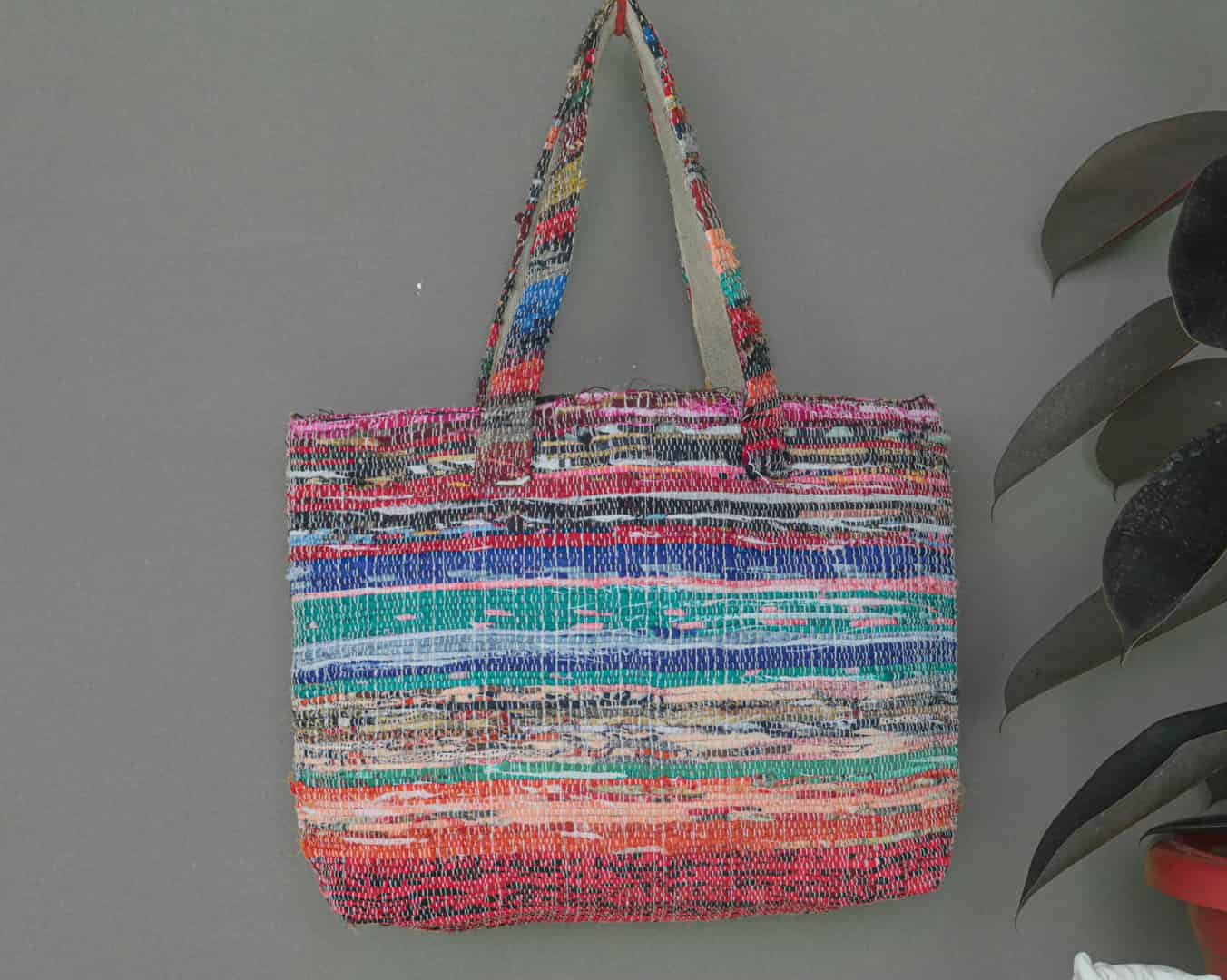 Cotton Multicolor Handmade Bags - Image 1