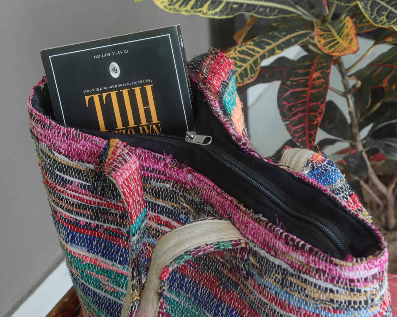 Cotton Multicolor Handmade Bags - Image 5