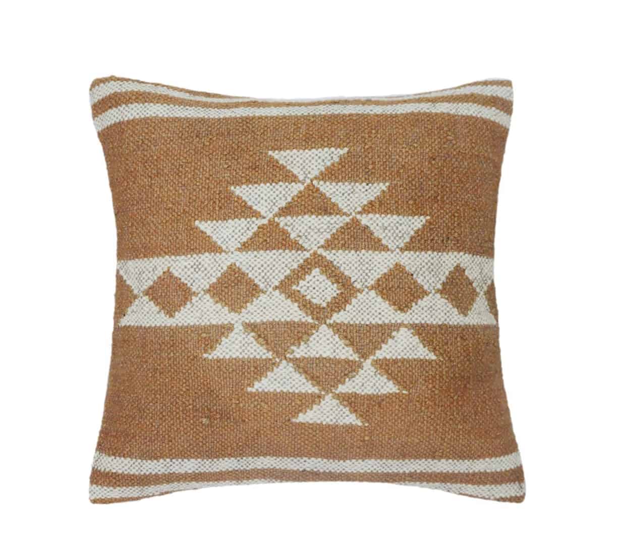 Set of 4 Vintage Kilim Wool Jute Pillow Covers - Image 3