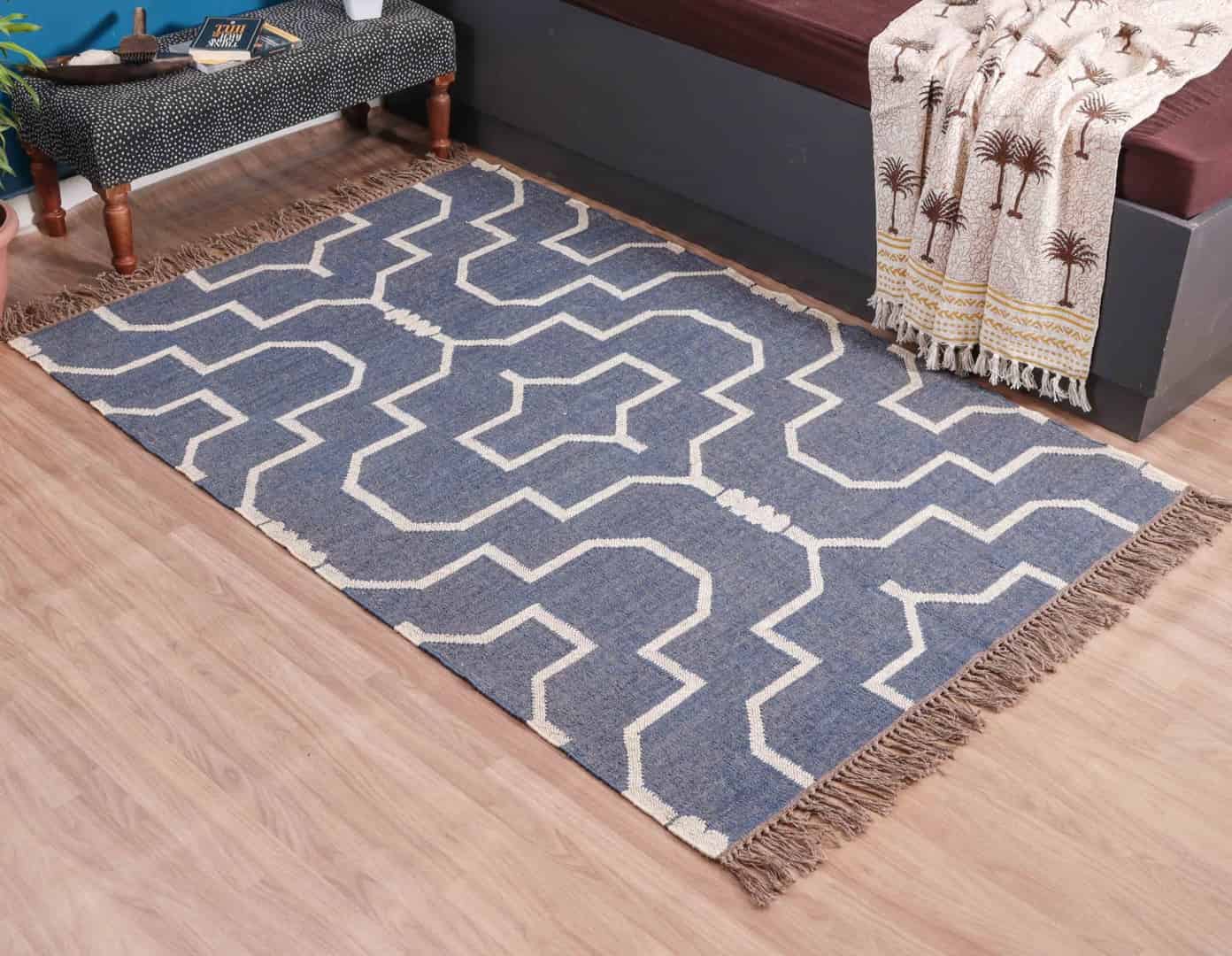 Handmade Vintage Kilim Antique Rug - Image 3