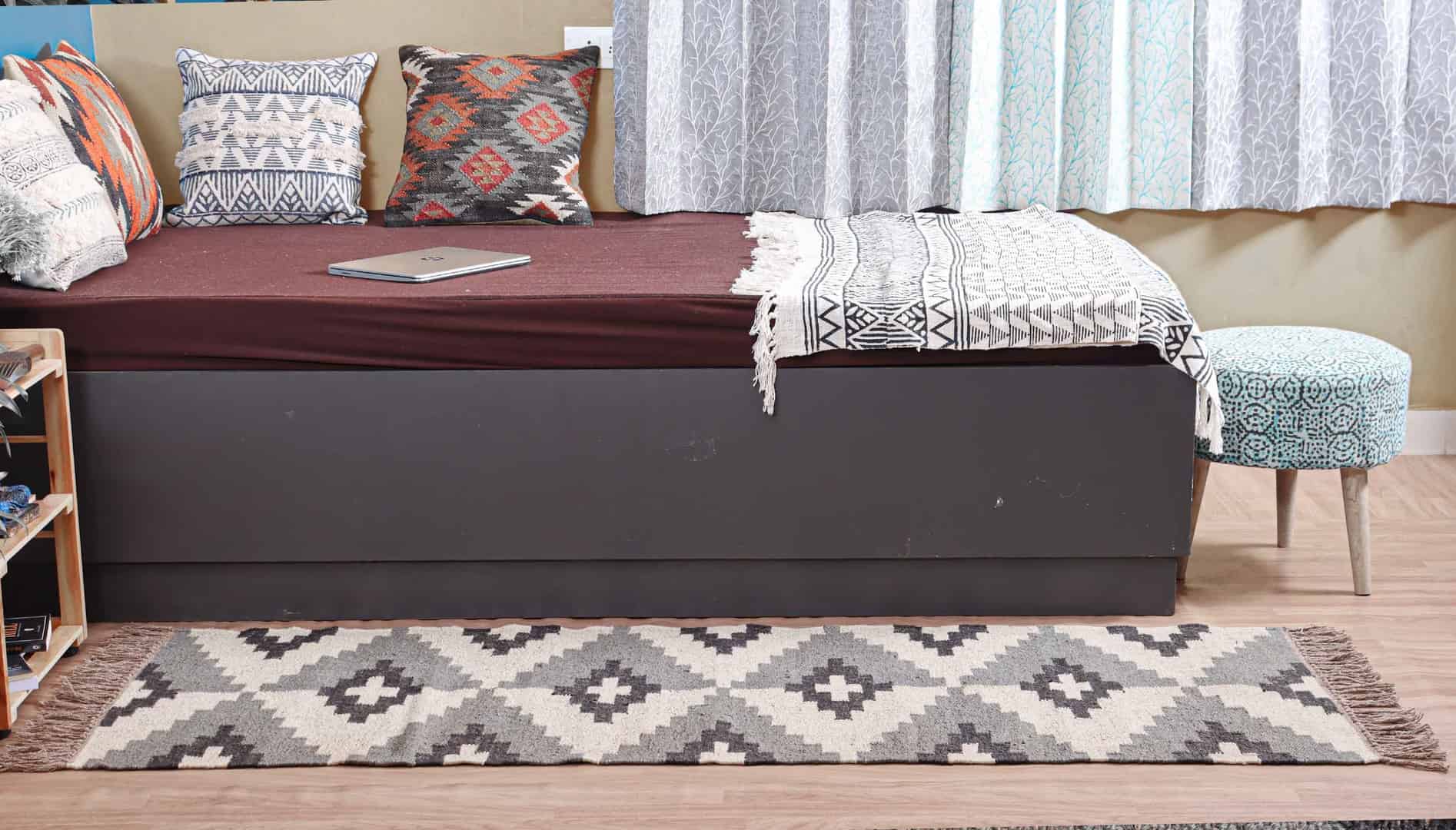 Village Made Bohemian Kilim Runner Rugs - Image 3