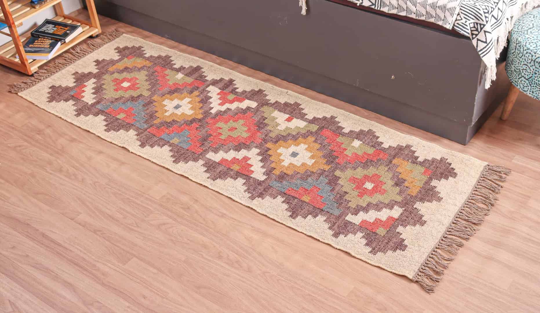 Handwoven Indian Classic Vintage Kilim Rugs - Image 2