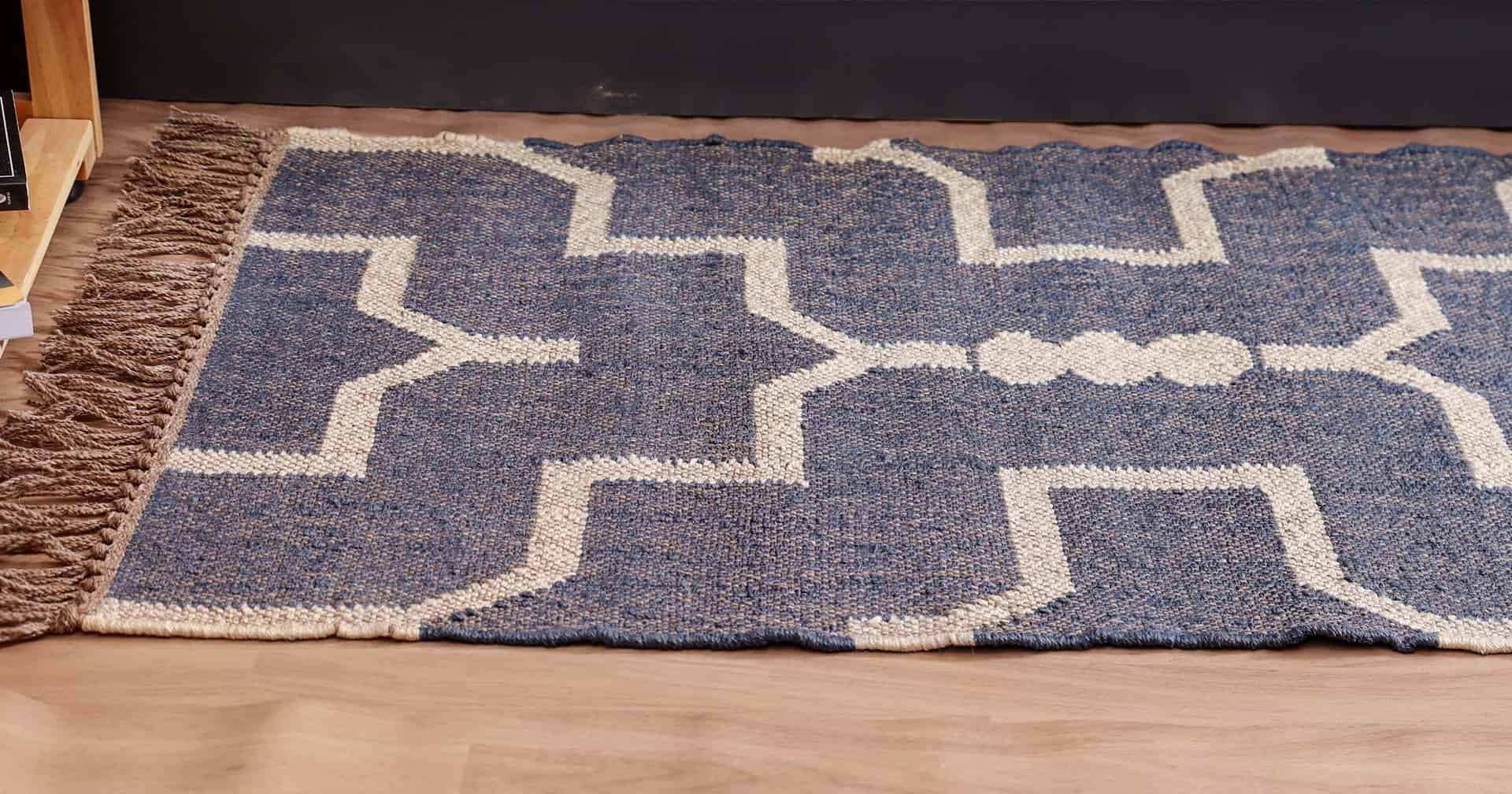 Reversible Wool Jute Kilim Runner Rug - Image 5