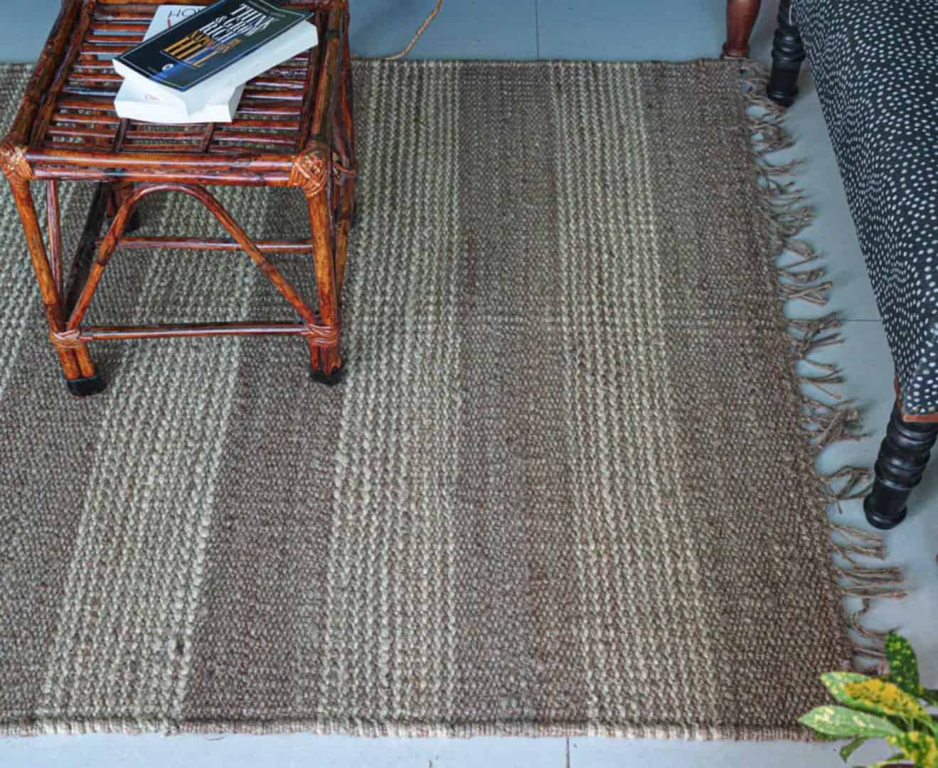 Bohemian Eco Friendly Hemp Jute Rug - Image 4