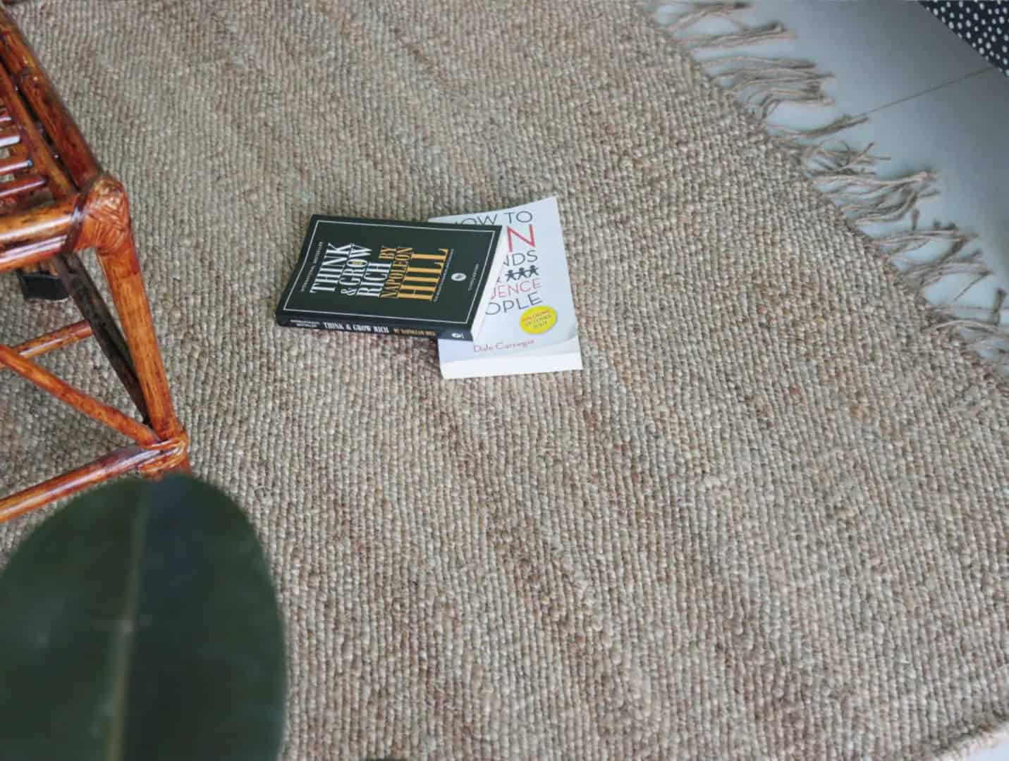 Indian Handwoven Entryway Hemp Jute Rug - Image 4