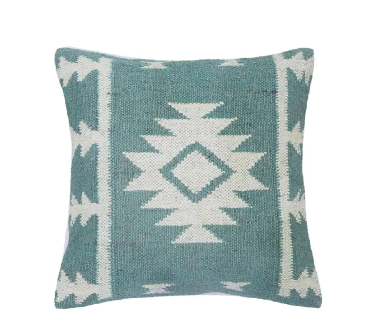Set of 4 Wool jute Vintage Kilim Cushion Covers - Image 4