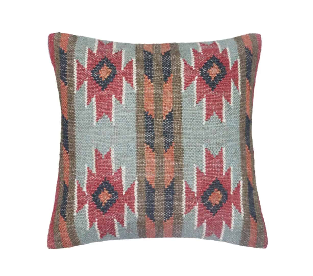 Indian Handmade Wool Jute Cushion Covers - Image 3
