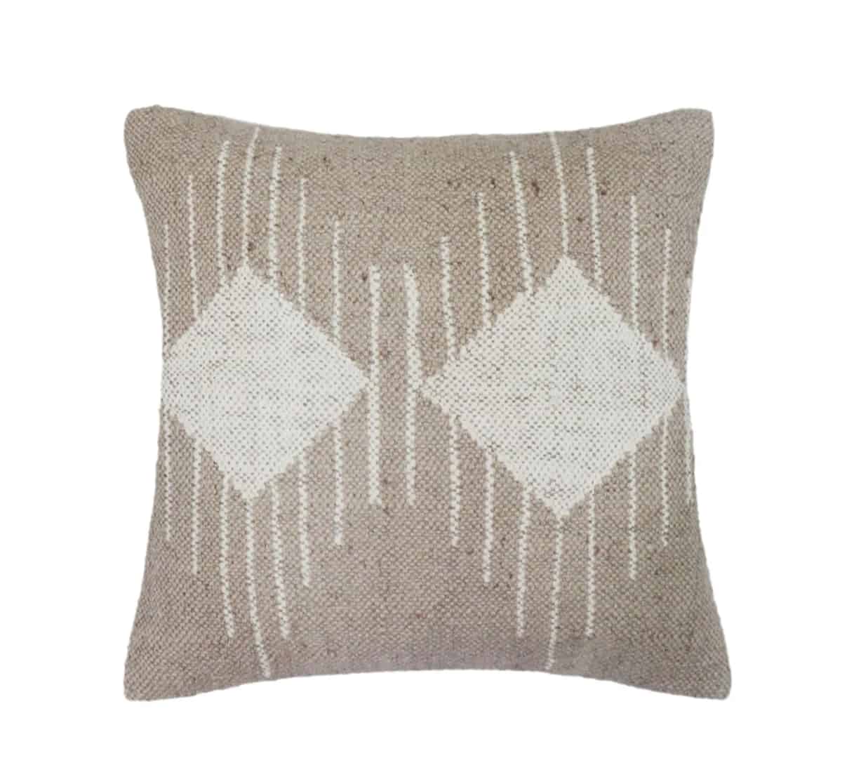 Colorful 4 Set Wool Jute Kilim Cushion Cover - Image 4