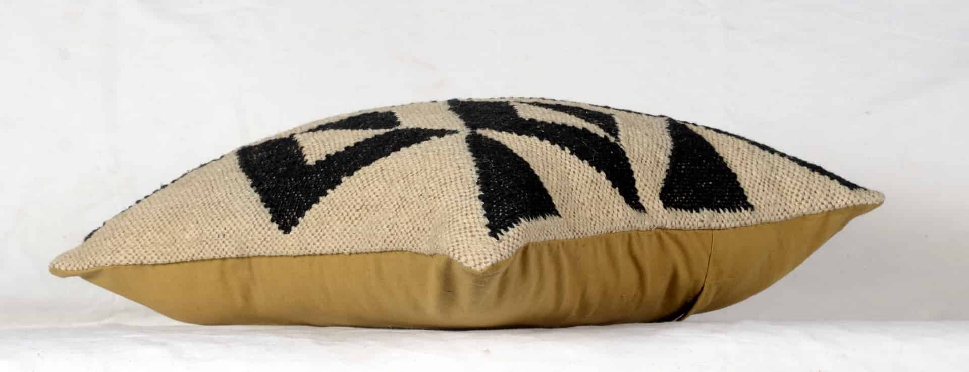 Bohemian Handmade Eco Wool Jute Pillowcases - Image 2
