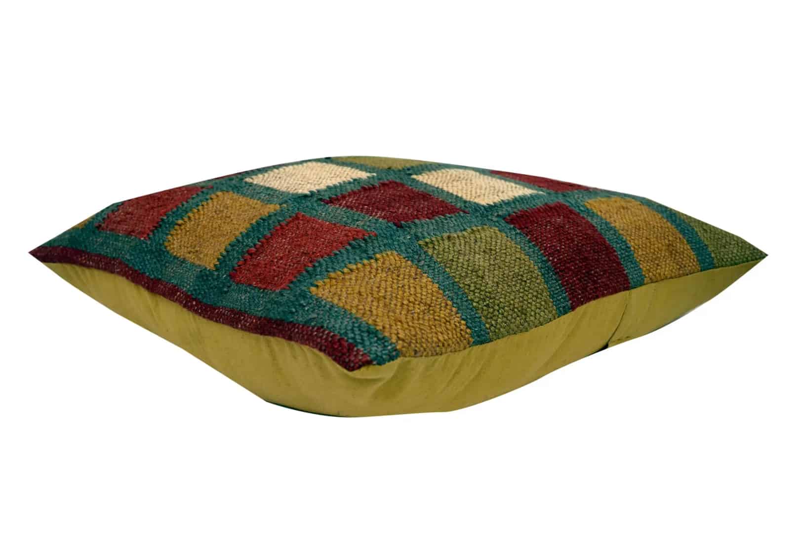 Bohemian Eco Friendly Wool Jute Pillowcases - Image 2