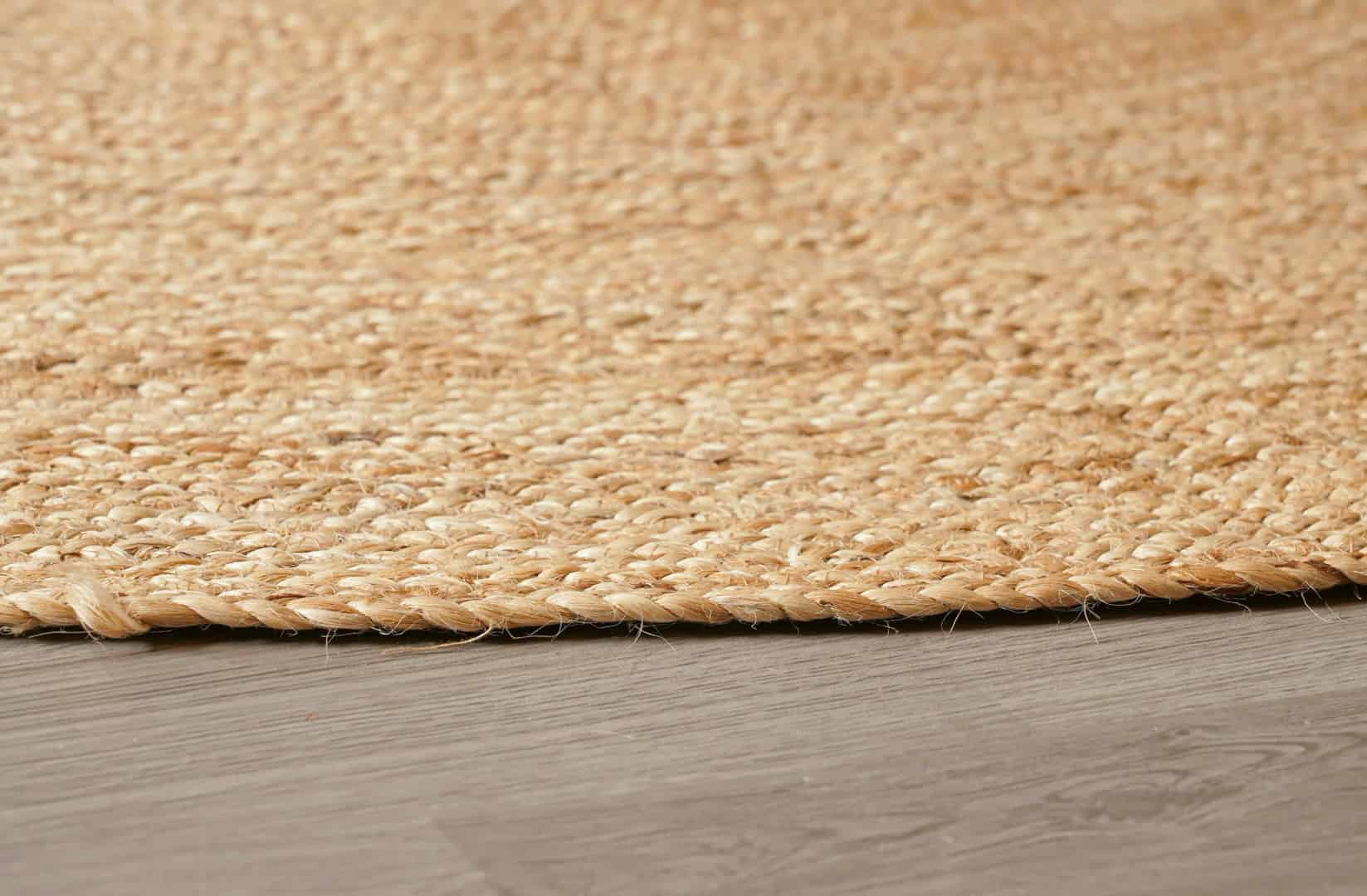 Natural Jute Hand Braided Round Rug - Image 7
