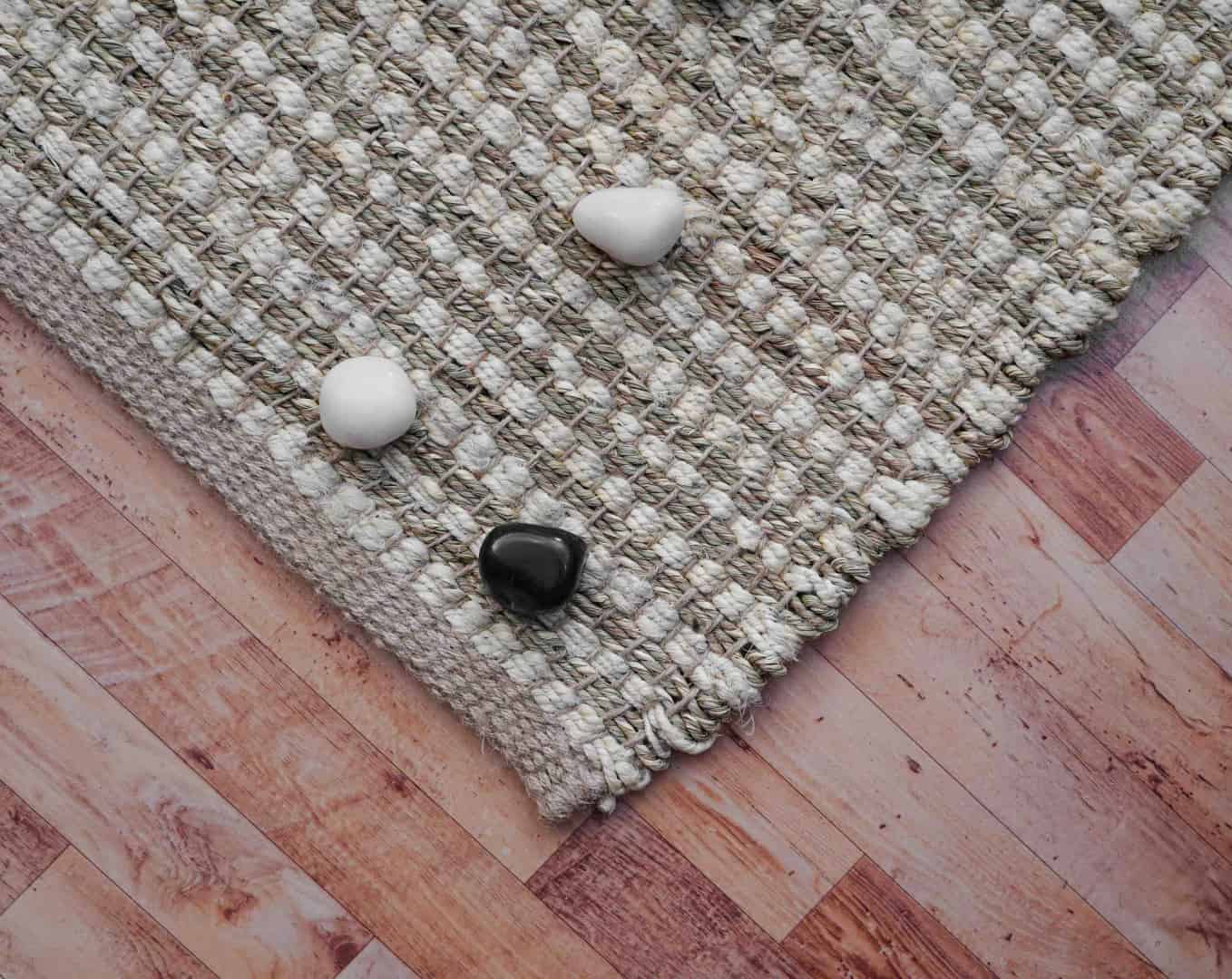 Indian Hand Loomed Hemp Jute Rug and Runner - Image 6