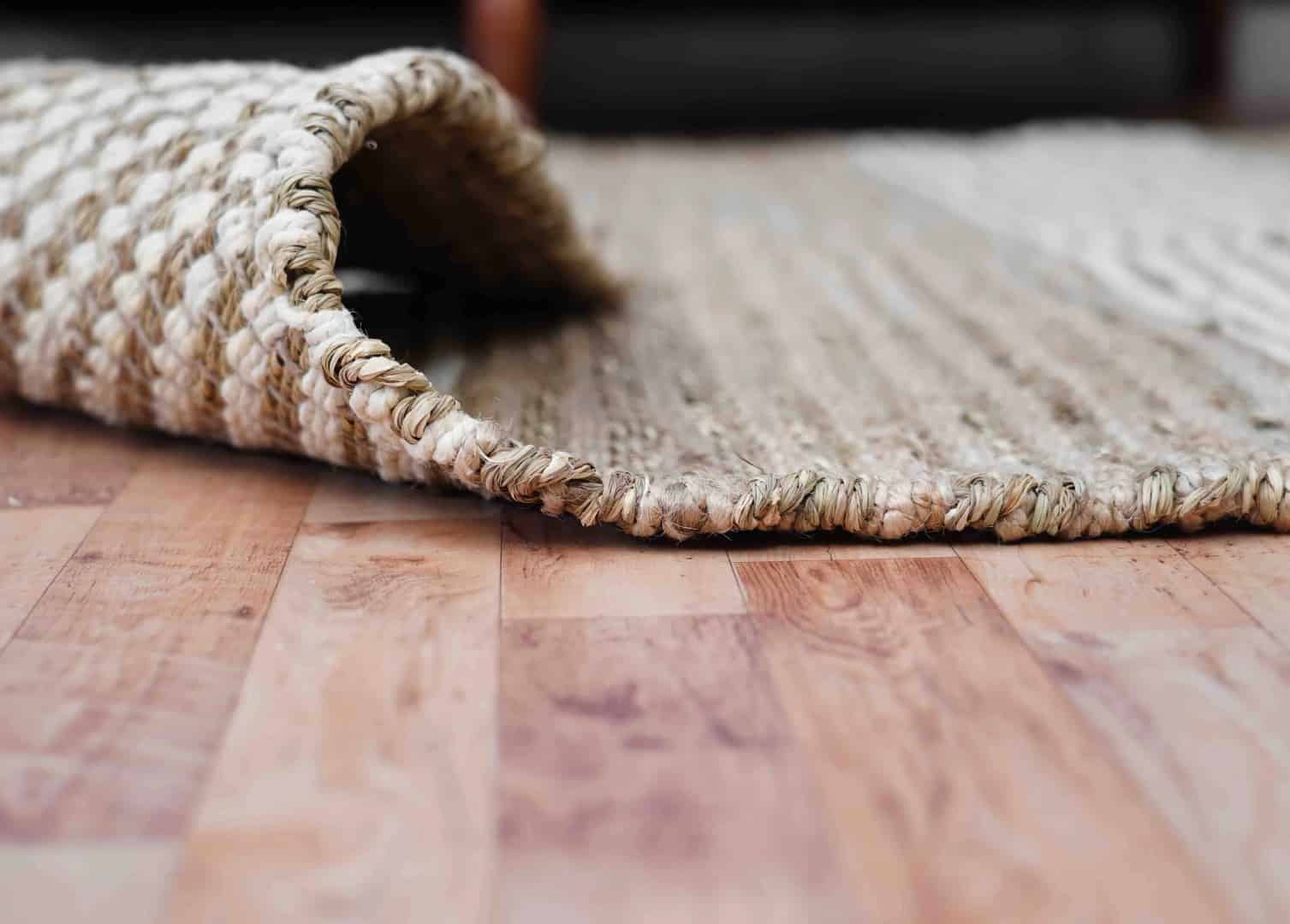 Beige and Off White Hand Loomed Hemp Jute Runner Rug - Image 9