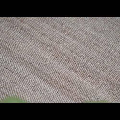 Hand Loomed Jute Hemp Rug with Off White and Beige Design - Image 6