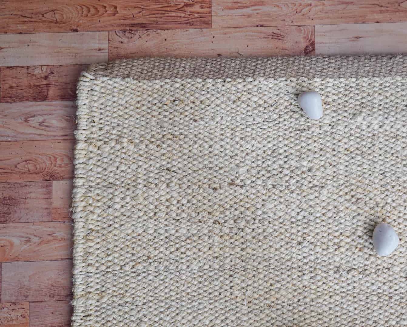Handmade Multicolor Jute Hemp Rug - Image 7