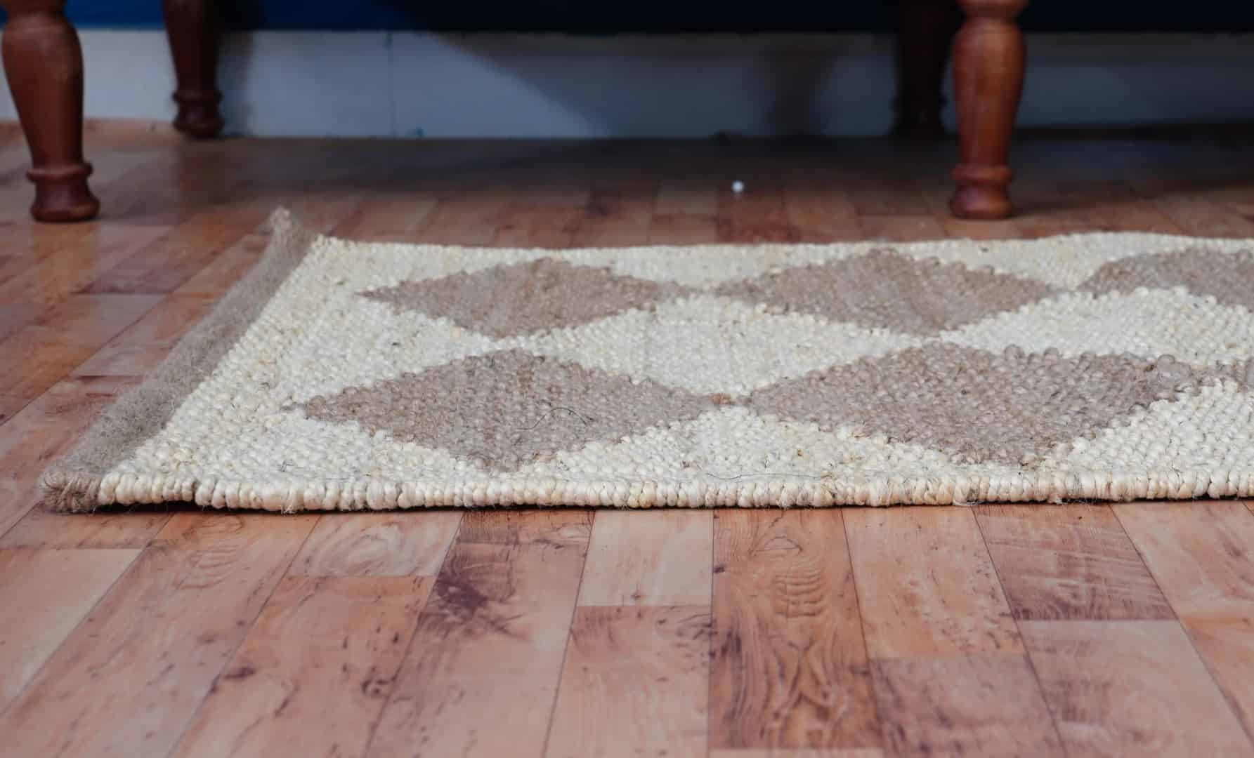 Indian Handwoven Off White and Beige Jute Hemp Runner Rug - Image 11