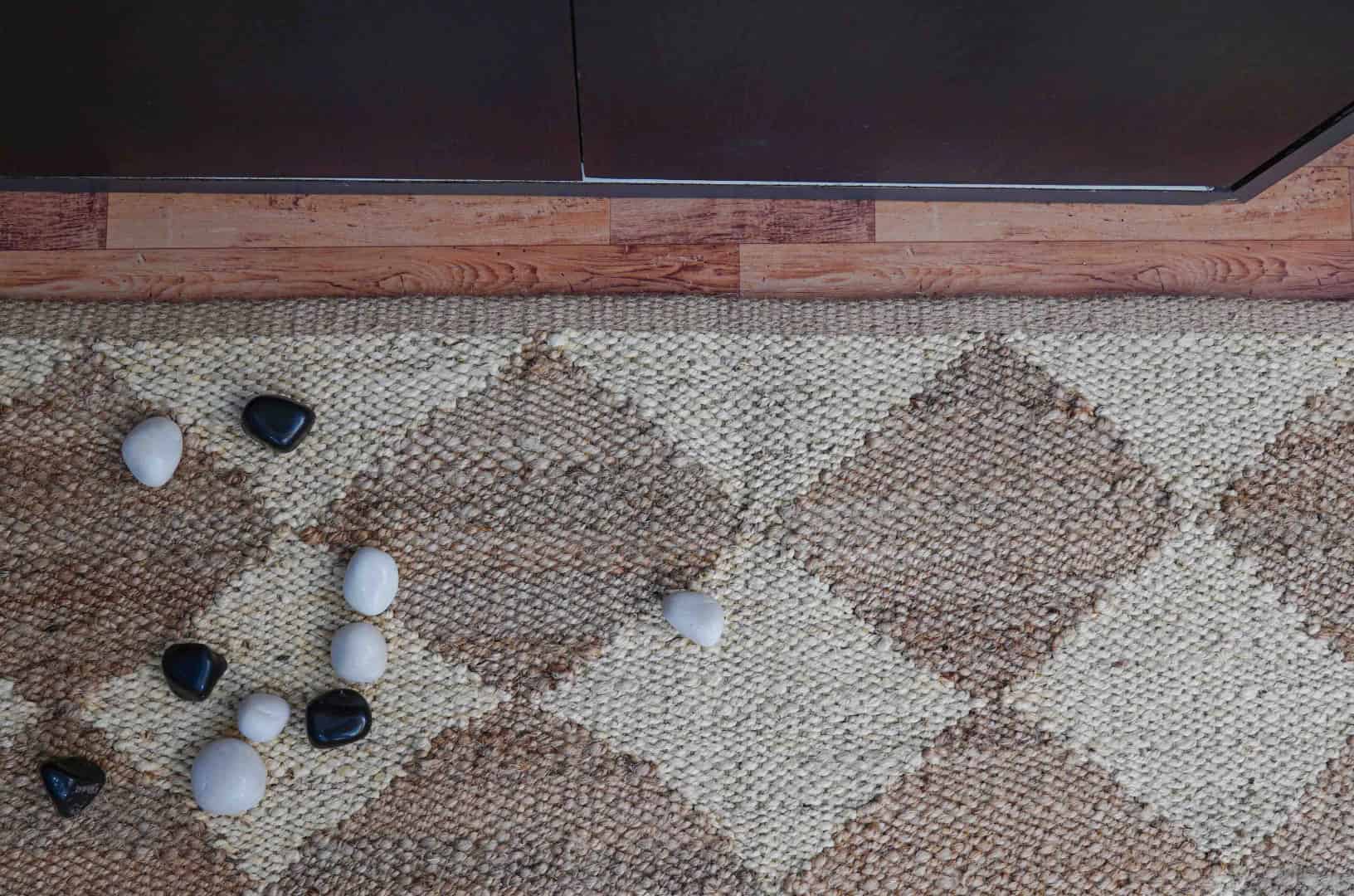 Indian Handwoven Off White and Beige Jute Hemp Runner Rug - Image 6