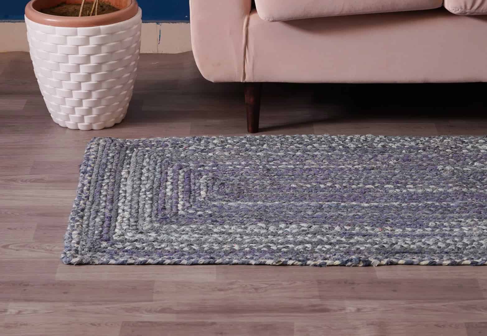 Multicolor Cotton Handwoven Chindi Runner Rug - Image 2