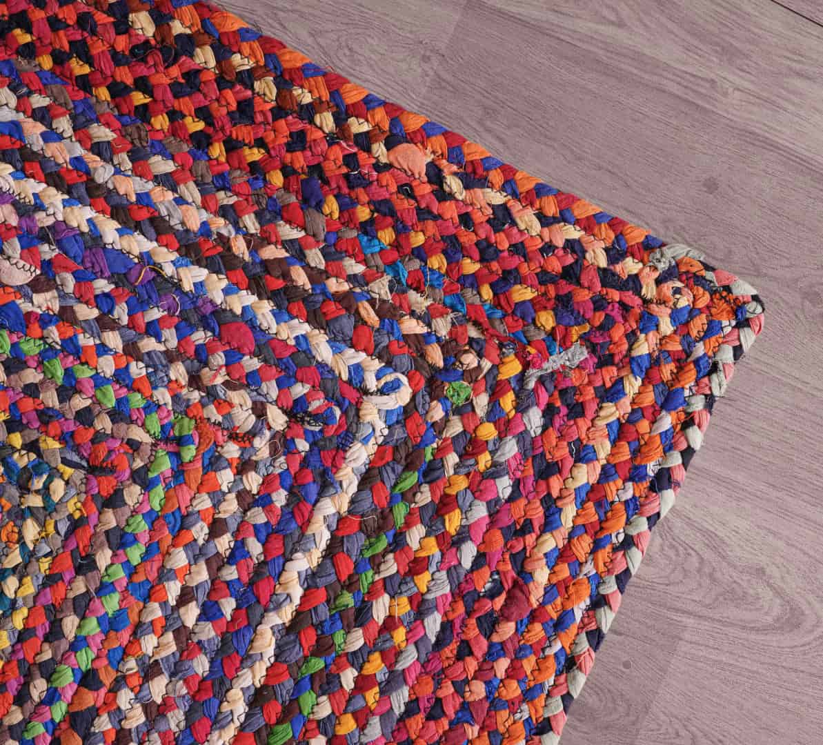 Home Decor Bohemian Multicolor Cotton Runner Rug - Image 6