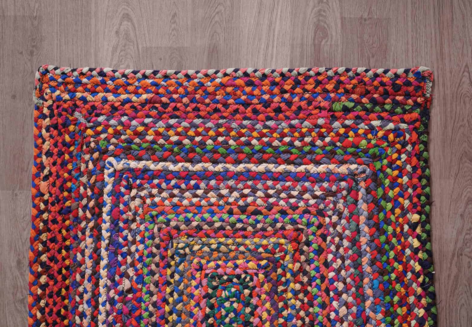 Home Decor Bohemian Multicolor Cotton Runner Rug - Image 7