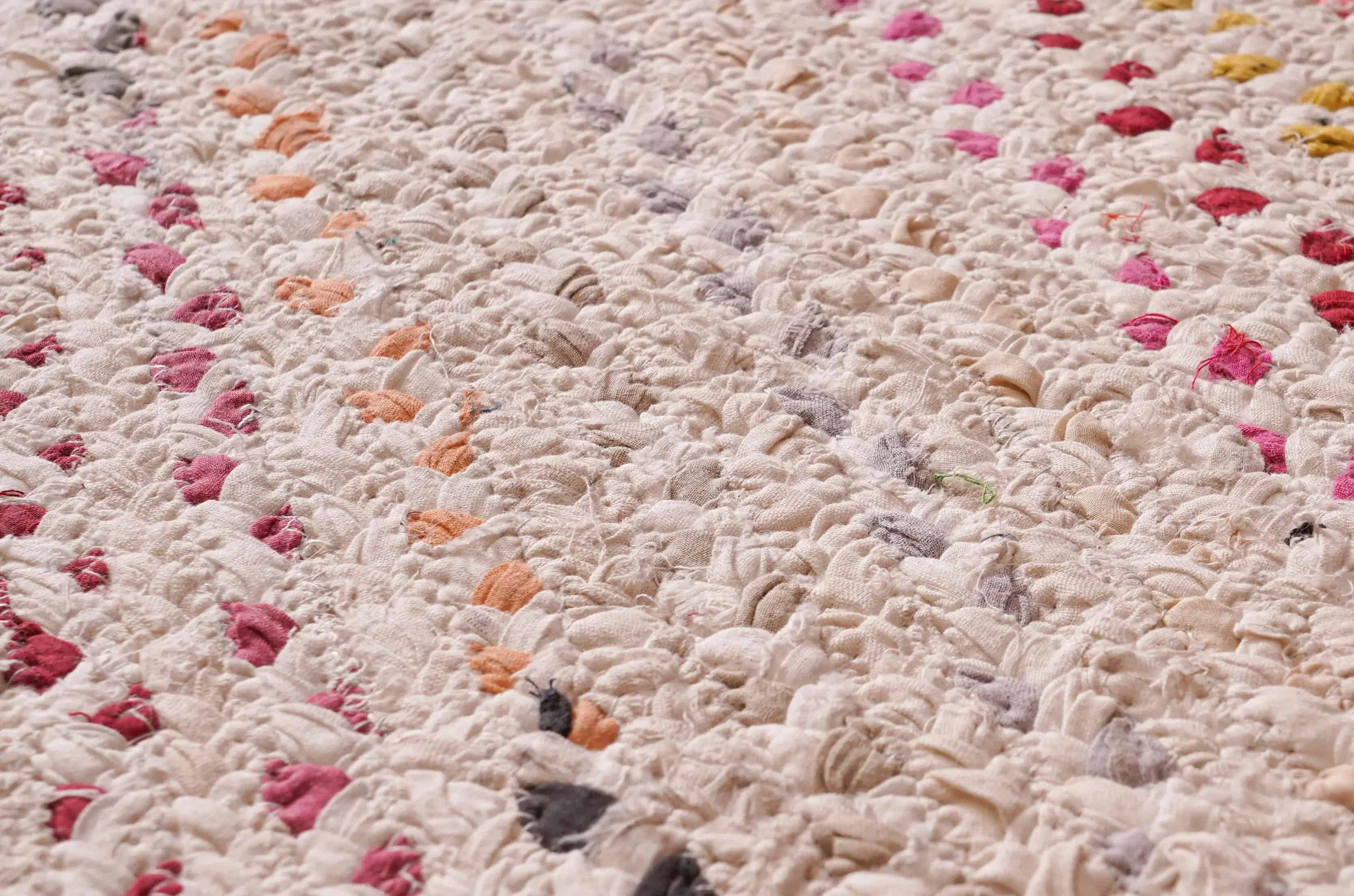 Indian Handwoven Multicolor Cotton Chindi Runner Rug - Image 11