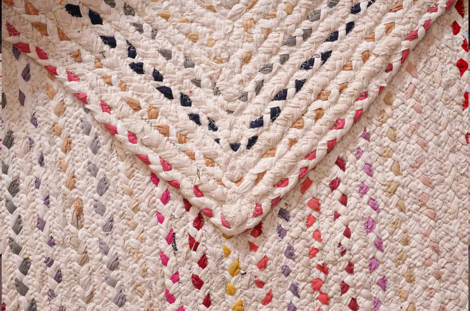 Indian Handwoven Multicolor Cotton Chindi Runner Rug - Image 10