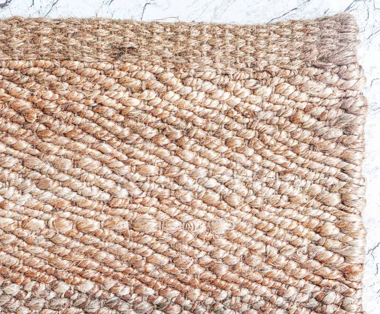 Large Area Handwoven Natural Jute Hemp Runner Rug for Home and Living Room Decor Boho Decor Rug Vintage Hemp Jute Dhurrie - Image 6