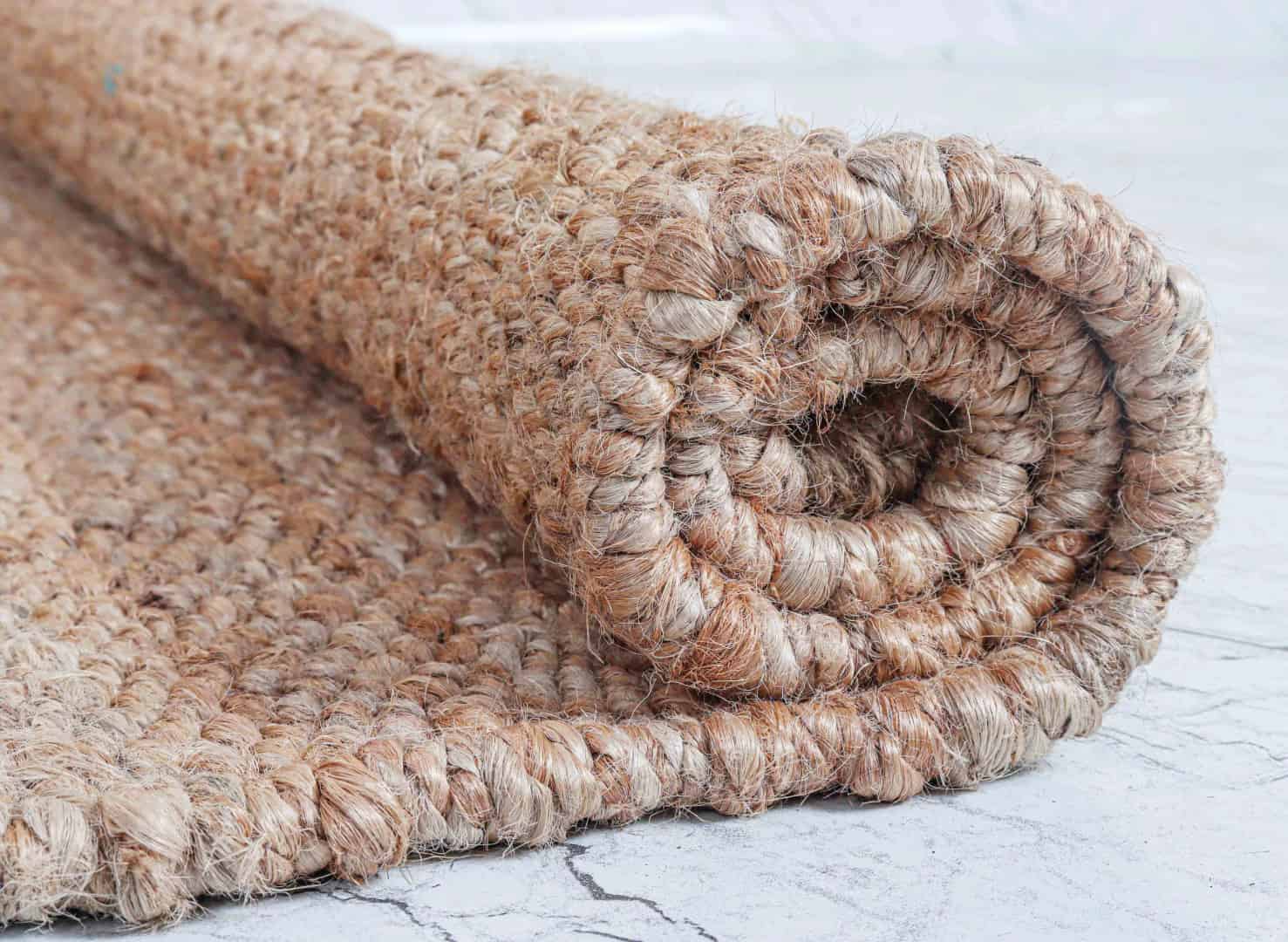 Large Area Handwoven Natural Jute Hemp Runner Rug for Home and Living Room Decor Boho Decor Rug Vintage Hemp Jute Dhurrie - Image 7