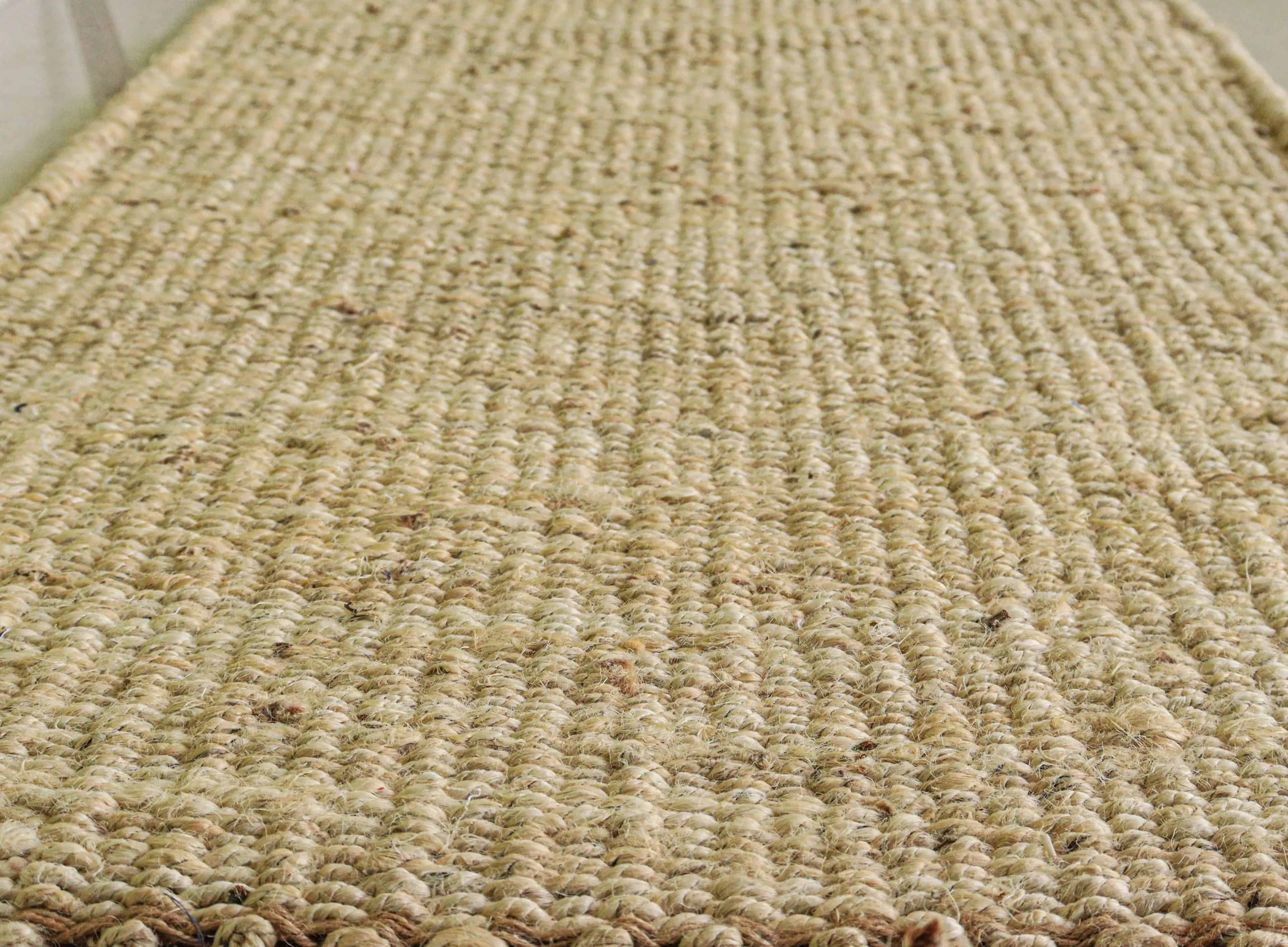 Off White Hand Loomed Jute Hemp Runner Rug with Fringes Decor Rug Large Area Runner Rug Doormat Bed side Runner Rug - Image 5