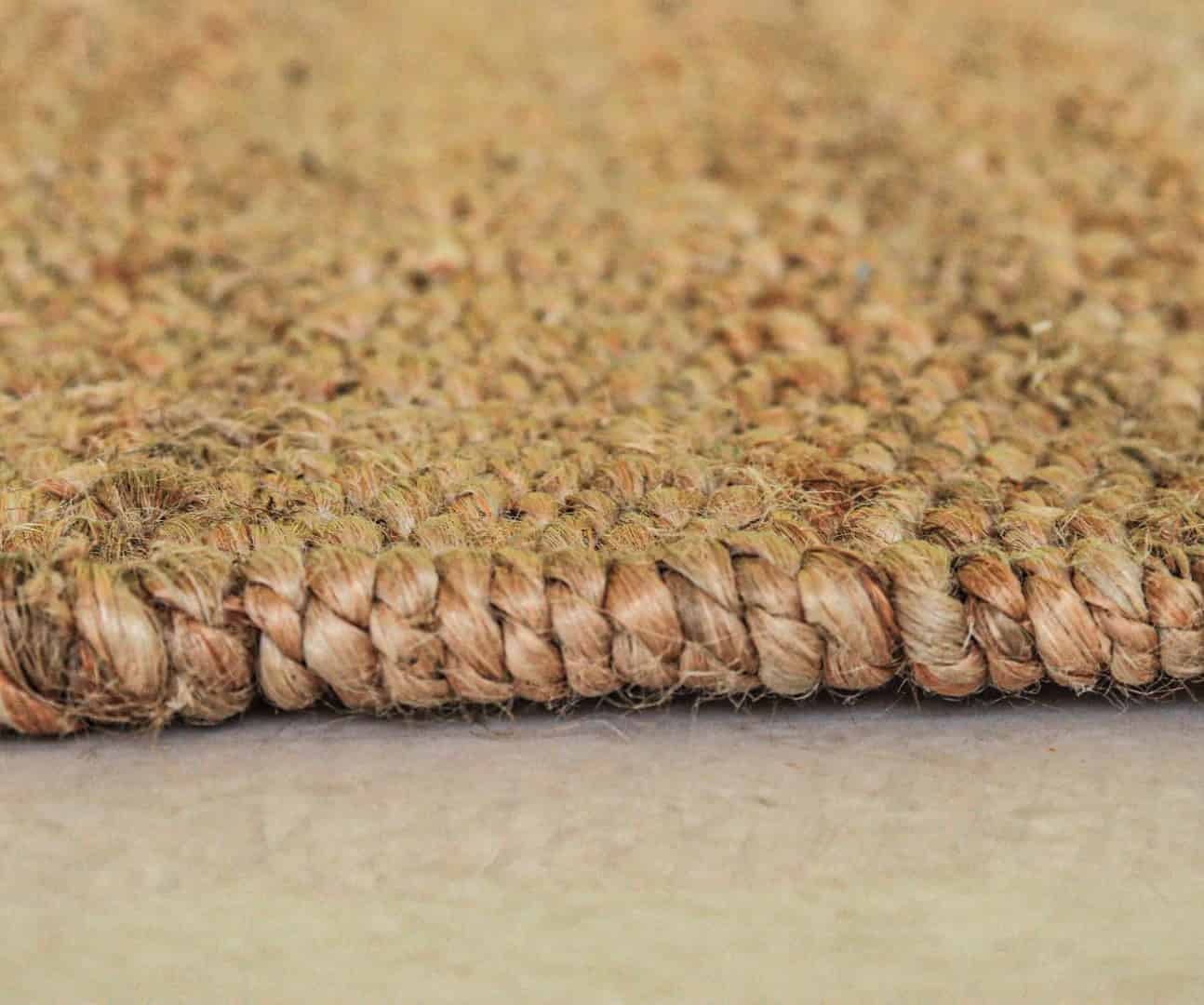 Custom Size Indian Hand Woven Natural Jute Hemp Runner Rug with Fringes Vintage Hemp Jute Dhurrie  - Image 6