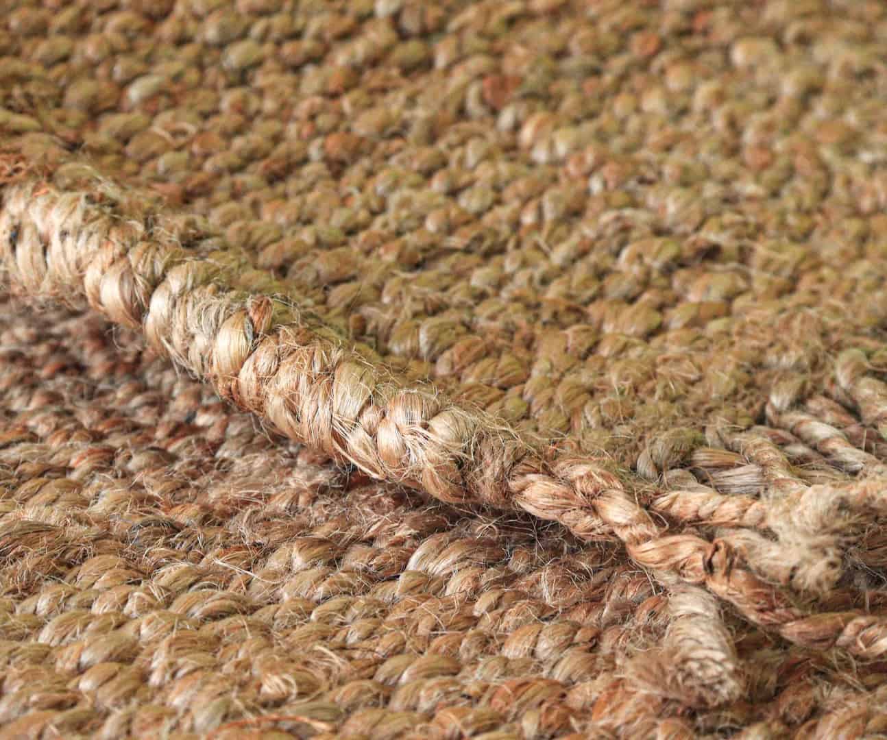 Custom Size Indian Hand Woven Natural Jute Hemp Runner Rug with Fringes Vintage Hemp Jute Dhurrie  - Image 7