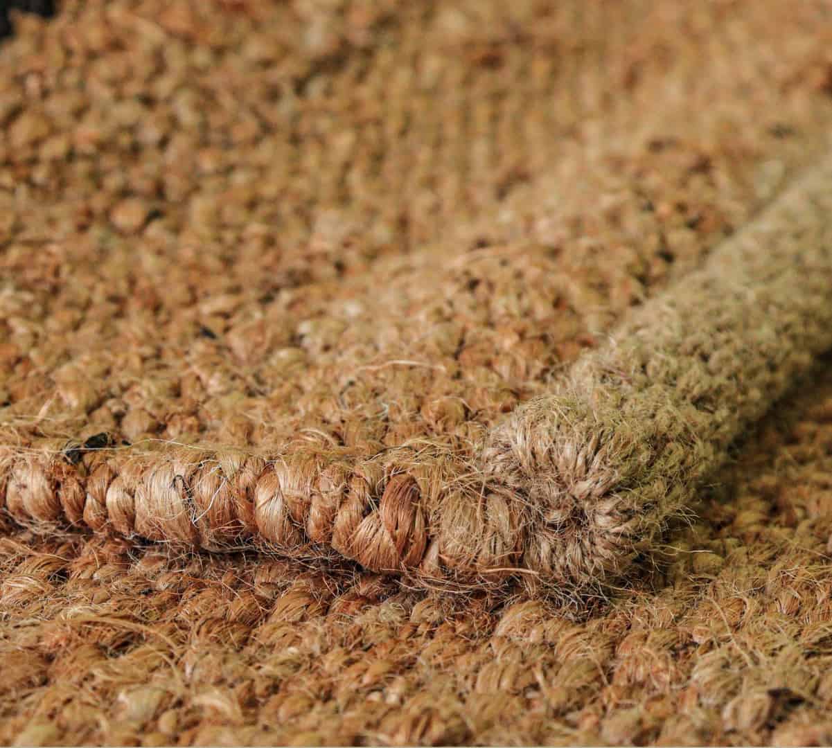 Beige Hemp Runner Jute Rug with Black Stripes Line Hand Loomed Bohemian Jute Hemp Runner Rug for Home Decor Vintage Hemp Jute Rug - Image 8