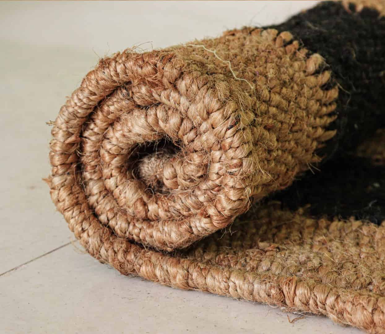 Custom Size Hand Woven Natural Jute Hemp Runner Rug with Black Border For Living kitchen Decor Hemp Large Area Runner Rug  - Image 7