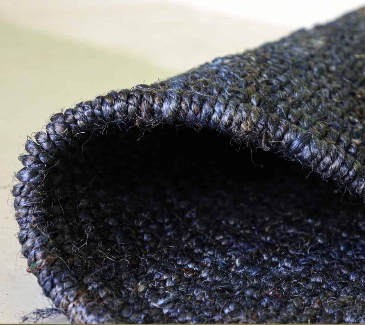 Hand loom Navy Blue Color Hemp Jute Runner Rug for Living Room Decor Vintage Home Decor Runner Rug - Image 7