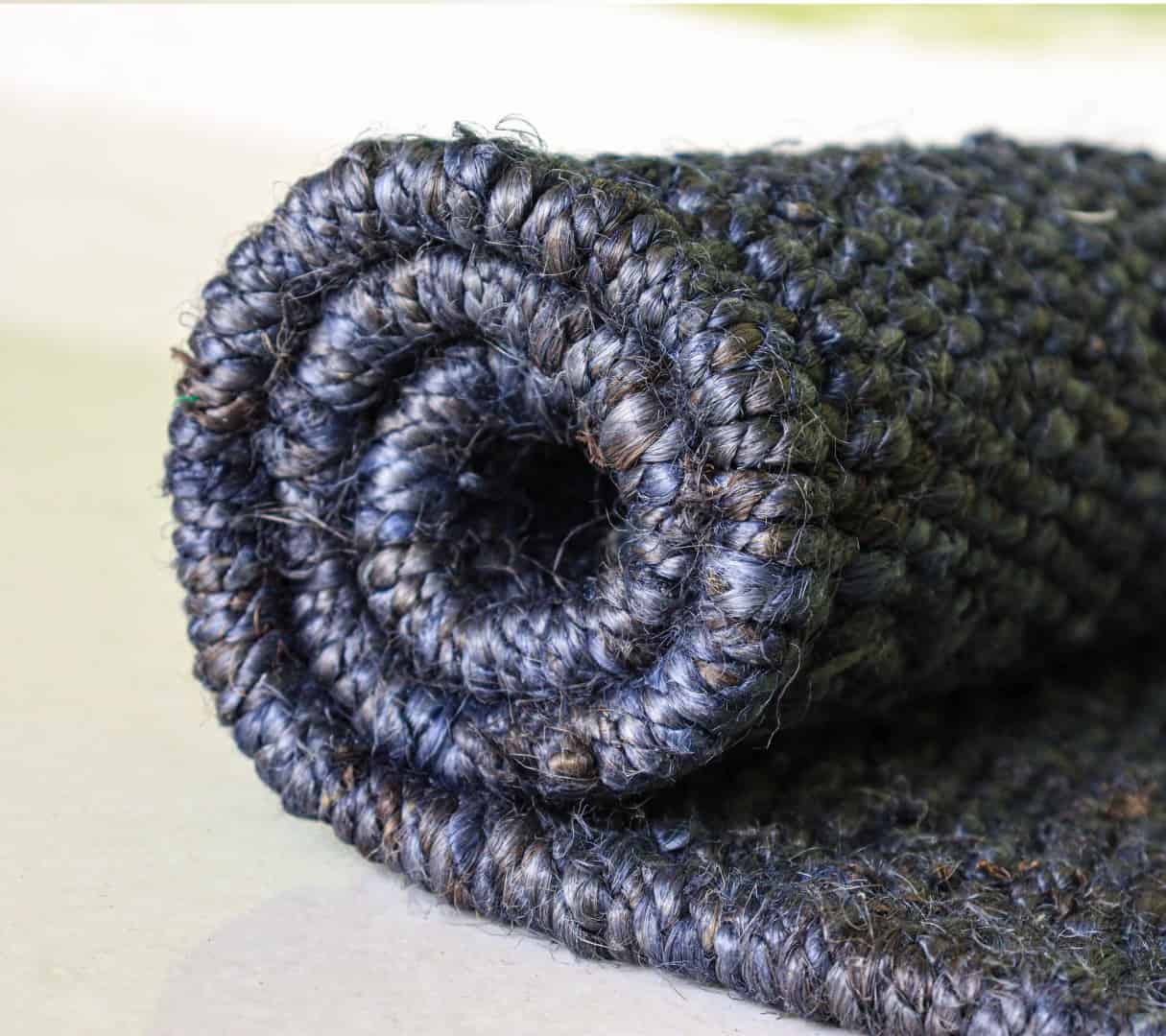 Hand loom Navy Blue Color Hemp Jute Runner Rug for Living Room Decor Vintage Home Decor Runner Rug - Image 8