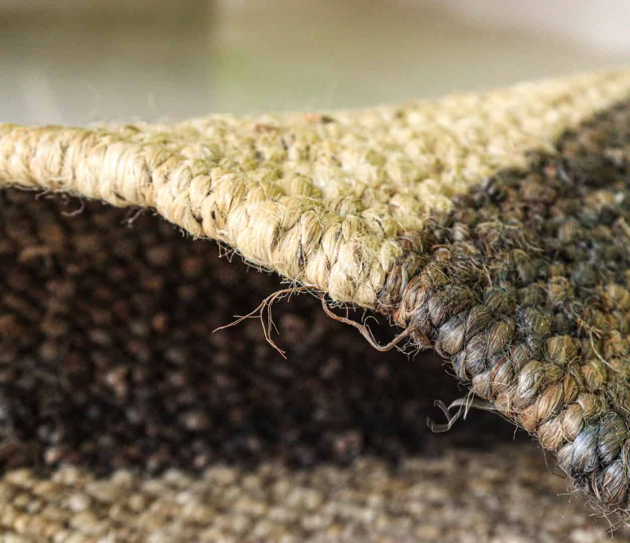 Indian Hand Loomed Off White Jute Hemp Runner Rug with Grey Stripe Line Vintage Runner Rug Handmade Hemp Runner Dhurrie Rug  - Image 8