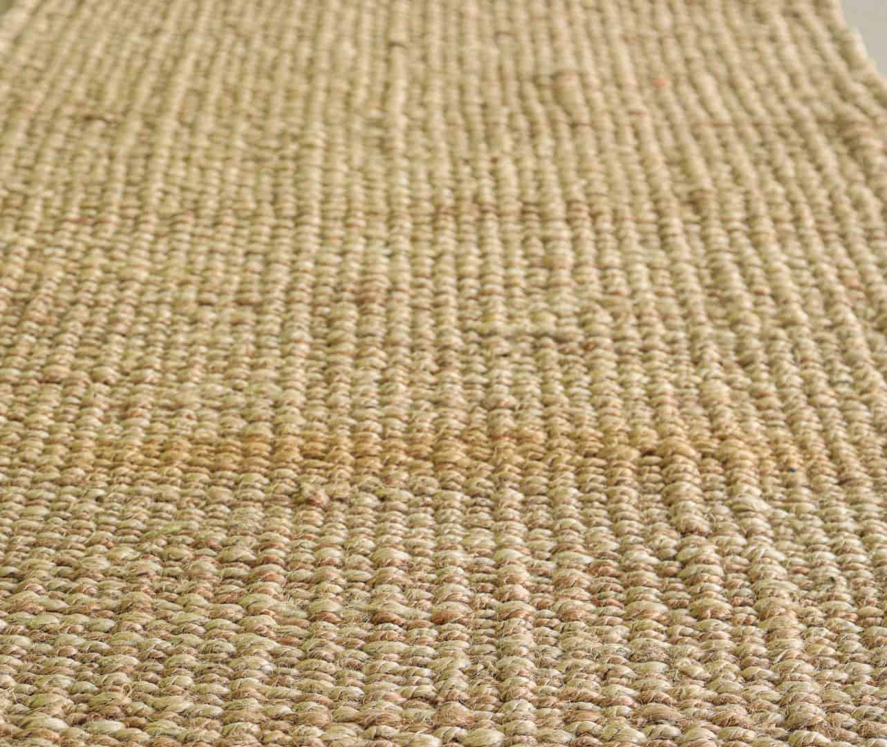 Beige Hemp Jute Rug Handwoven Jute Hemp Runner Rug for Living Room Decor Vintage Large Runner Dhurrie Rug  - Image 5
