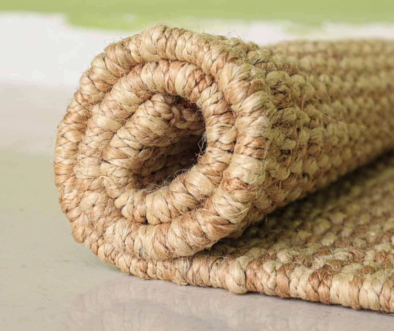 Beige Hemp Jute Rug Handwoven Jute Hemp Runner Rug for Living Room Decor Vintage Large Runner Dhurrie Rug  - Image 8