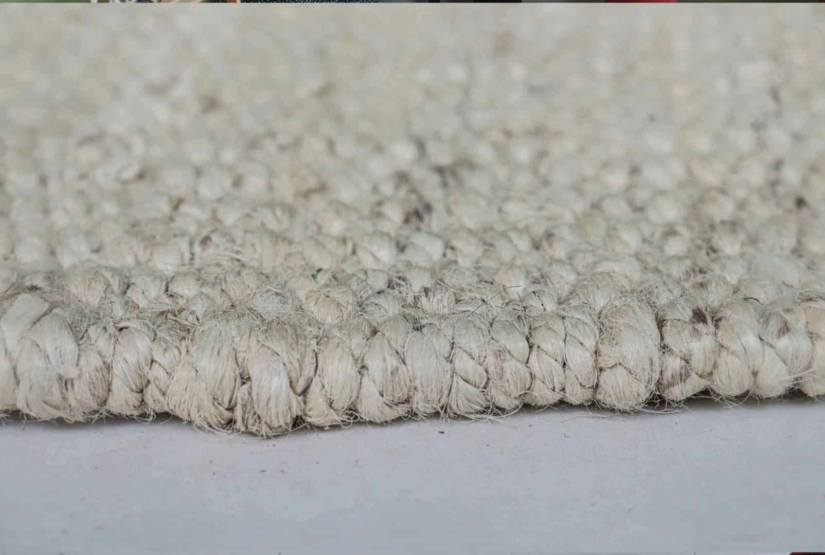 Off White Handmade Boho Decor Jute Hemp Rug Custom Size Hallway Carpet Traditional Hemp Large Dhurrie Rug Living Room Area Rug  - Image 3