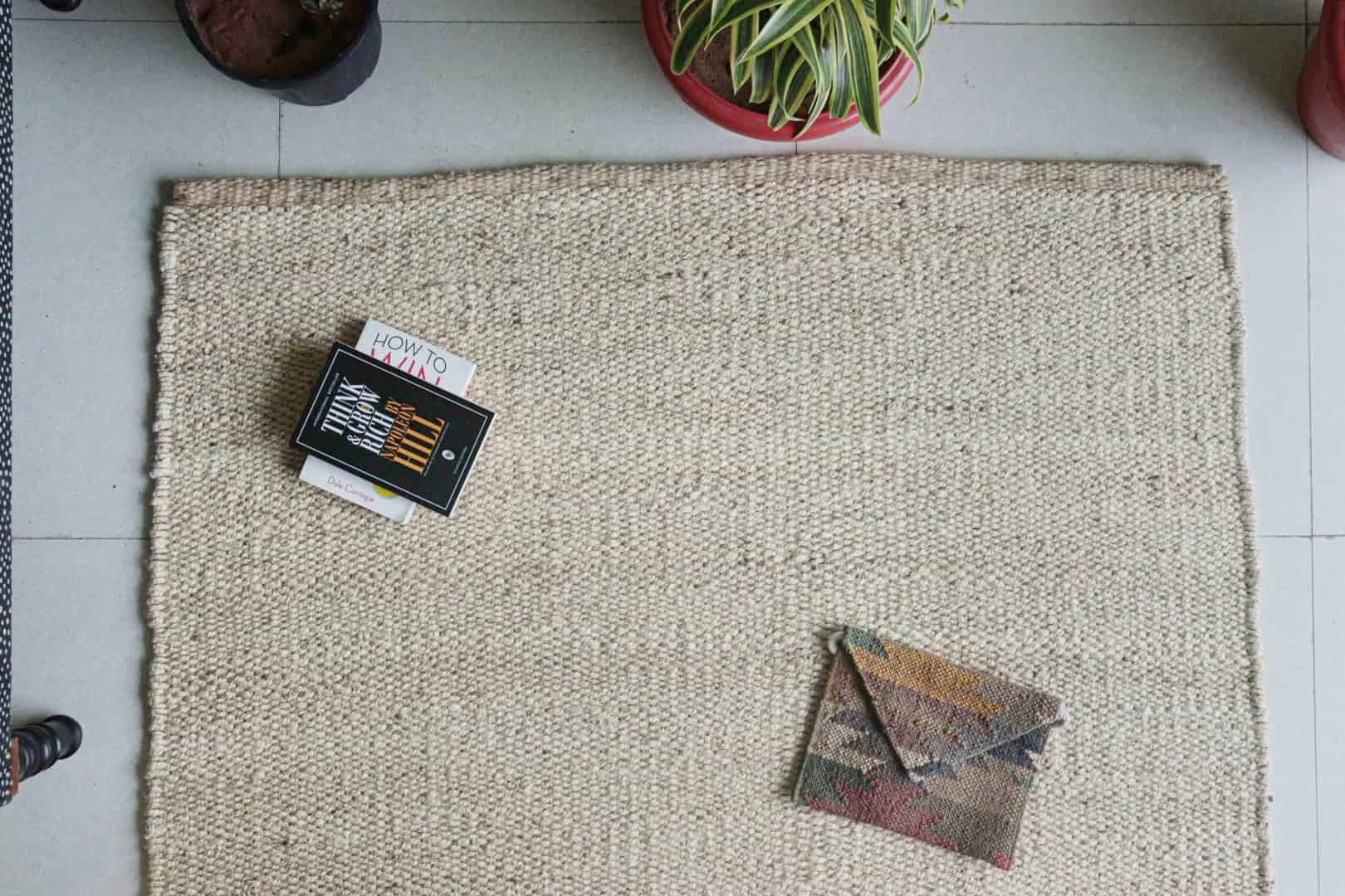 Off White Handmade Boho Decor Jute Hemp Rug Custom Size Hallway Carpet Traditional Hemp Large Dhurrie Rug Living Room Area Rug  - Image 8