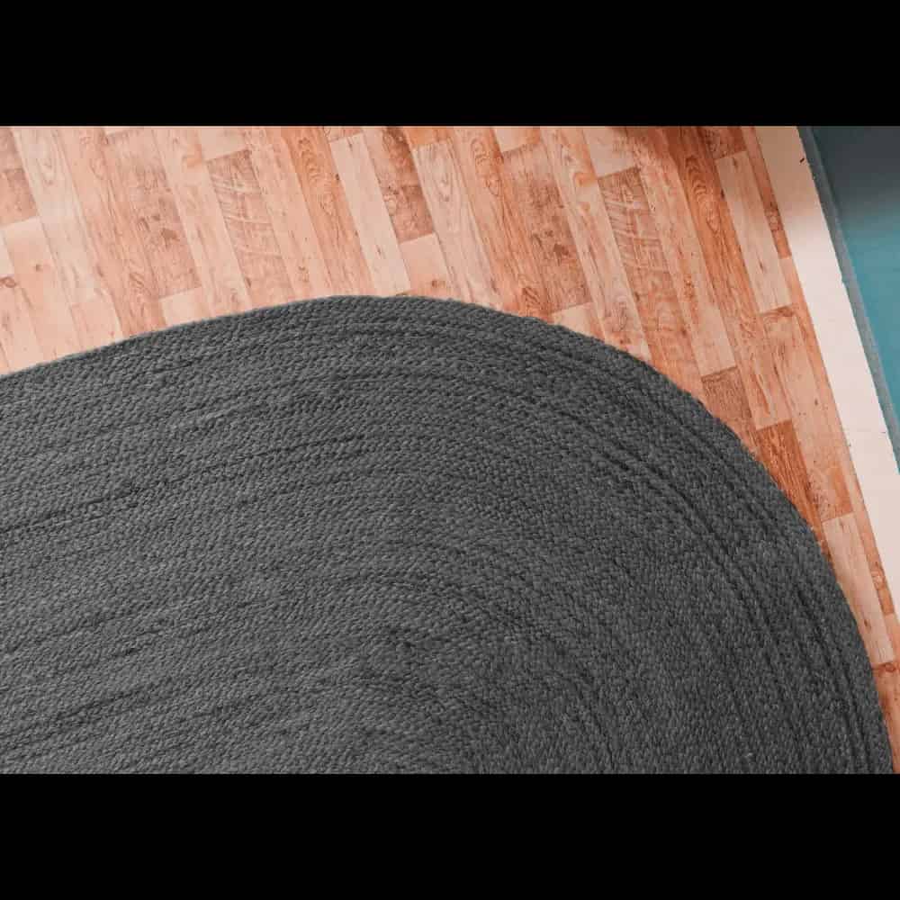 Hand Braided Oval Jute Rug Customize Color Home and Living Room Decor Bohemian Jute Rug  - Image 9