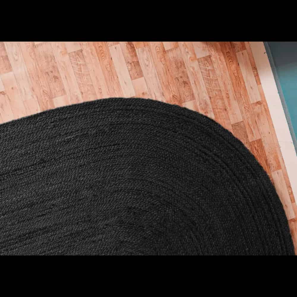 Hand Braided Oval Jute Rug Customize Color Home and Living Room Decor Bohemian Jute Rug  - Image 4