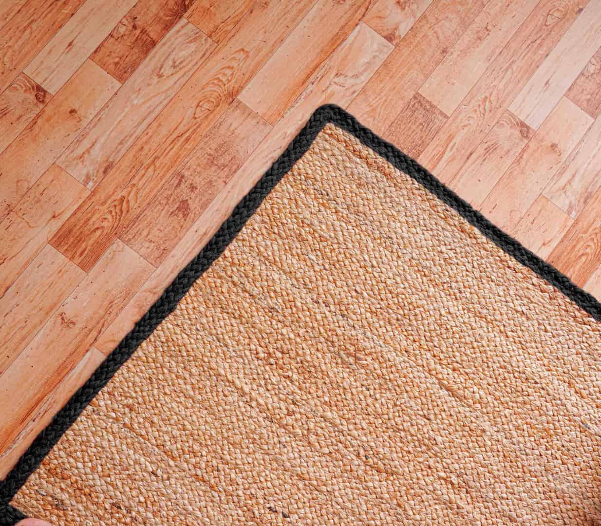 Natural Jute Braided Handmade Large Area Rug with Customize Color Stripes - Image 7