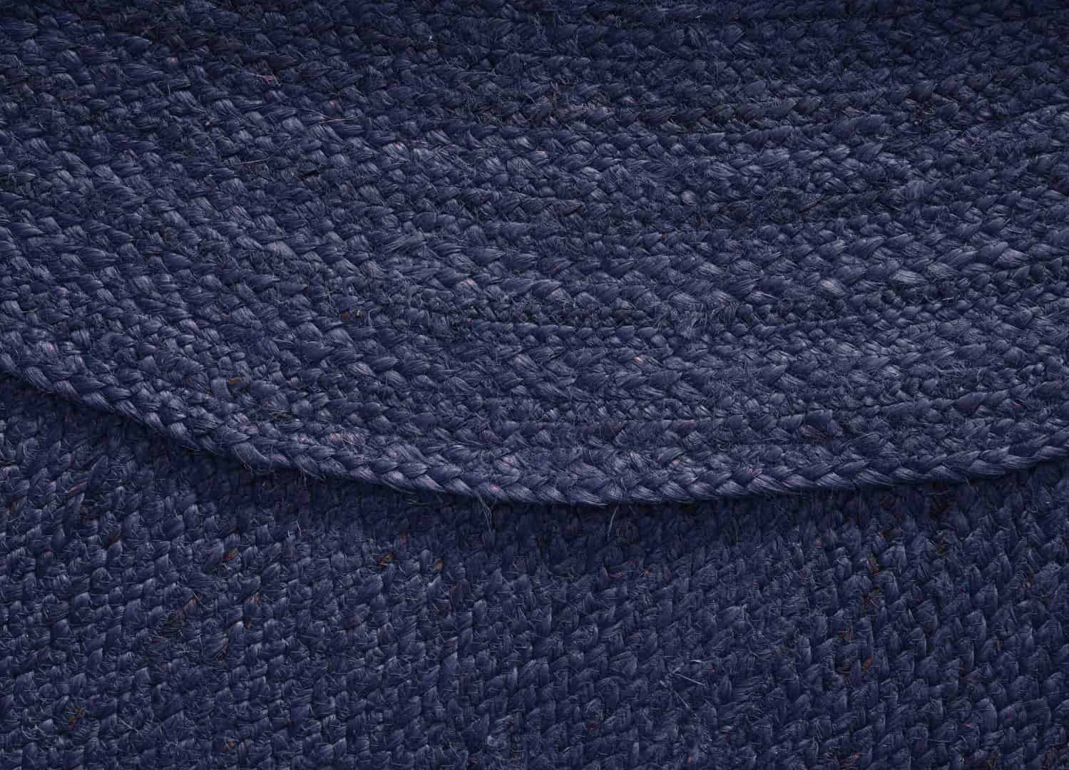 Eco Friendly Home Decor Bohemian Handmade Braided Custom Color Oval Jute Rug - Image 8