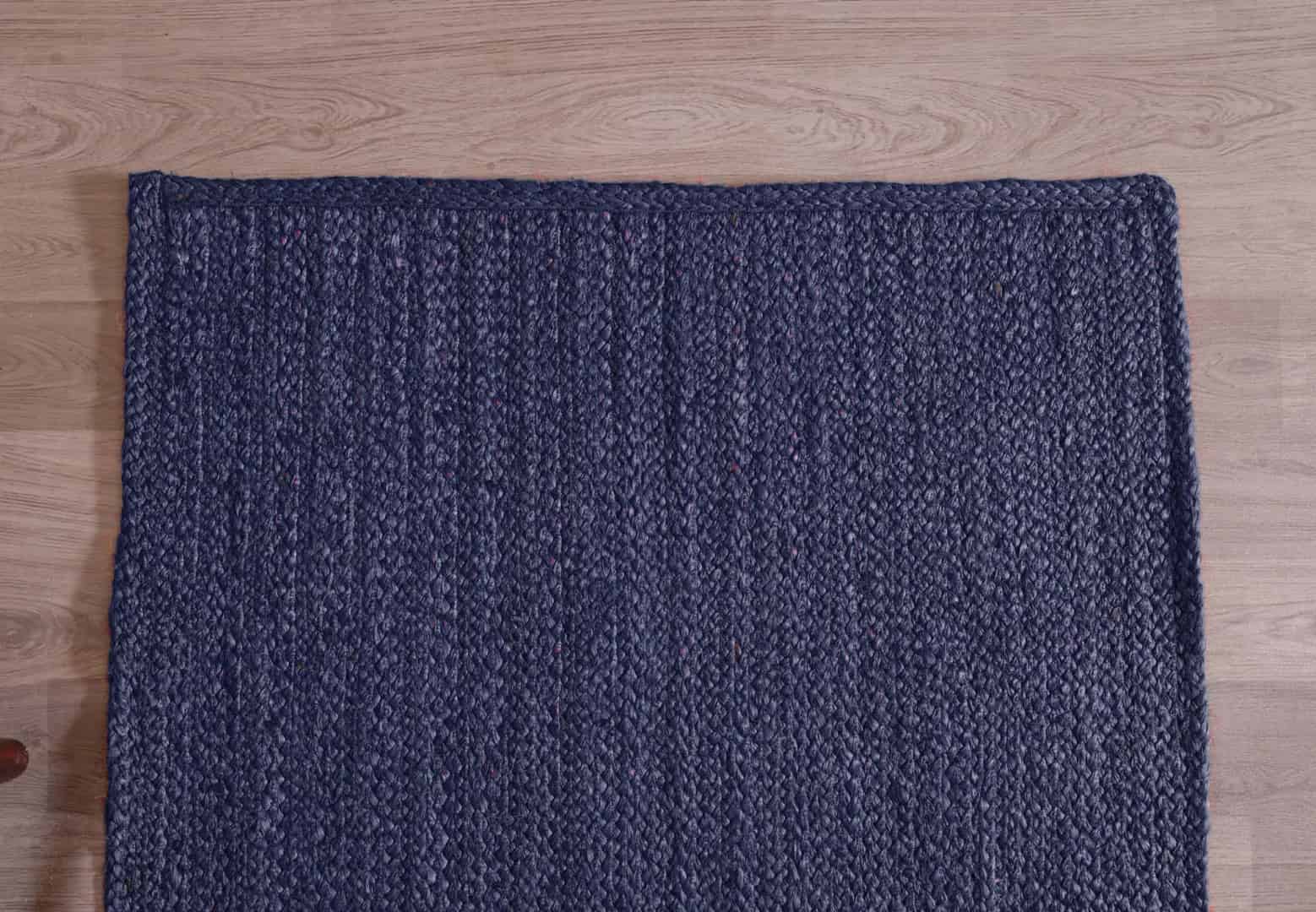 Traditional Design Hand Braided Solid Custom Color Boho Living Room Runner Rug - Image 5